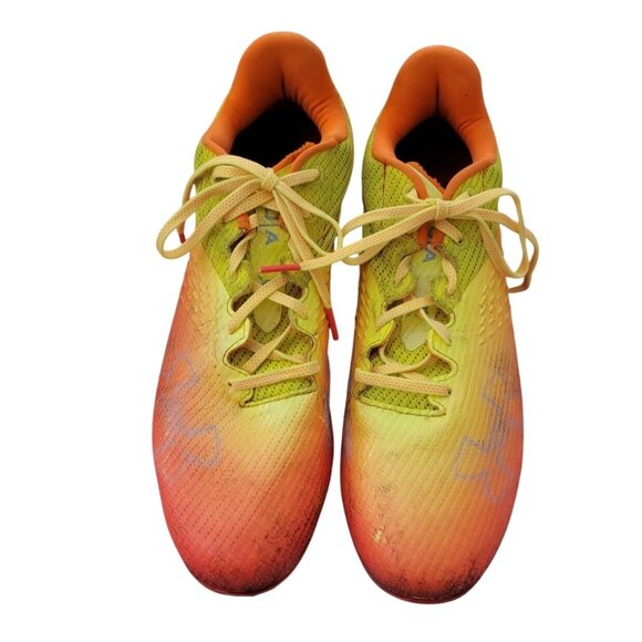Under Armour Other - Under Armour Men’s Football Soccer Cleats Size 10 Neon Yellow Orange Pink Molded